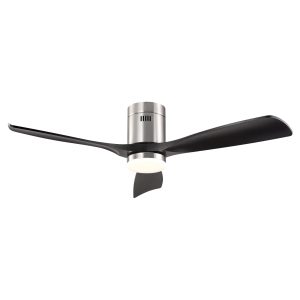 Striver 52 In. LED Indoor Satin Nickel Ceiling Fans With Light And Remote Control