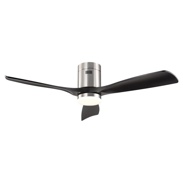 Striver 52 In. LED Indoor Satin Nickel Ceiling Fans With Light And Remote Control
