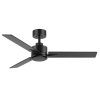 30027-BK-NL-1_2.jpg 48-inch Indoor Black Ceiling Fan with Remote without Light(3-Blade)