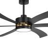 65 Inch Farmhouse Ceiling Fans With Light And Remote, 6 Reversible Blade, Quiet DC Motor, 6-Speed, Led Light Chandelier, Modern Ceiling Fan Light For Bedroom Home Office