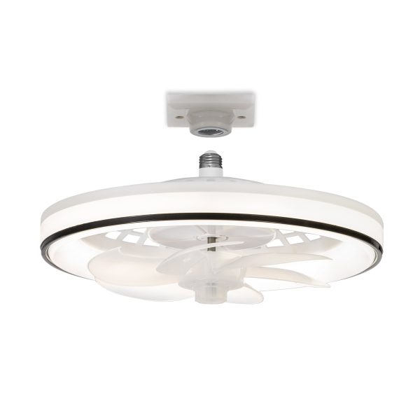 13-Inch Socket LED Ceiling Fans With Lights And Remote