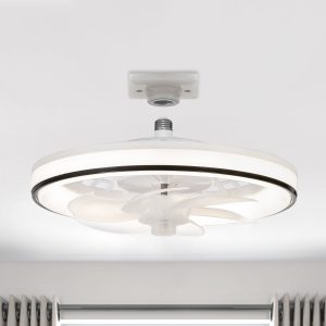 13-Inch Socket LED Ceiling Fans With Lights And Remote
