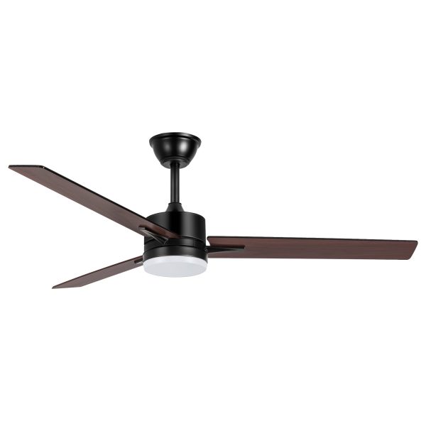 33071-BW-5.jpg 52 Inch LED Ceiling Fan with Light and Remote3-Blade