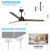 33072-bw-C1.jpg 60 Inch LED Ceiling Fan With Light And Remote-3-Blade