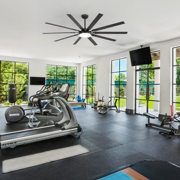 Large 72-Inch Ceiling Fan With Light, Matte Black Finish, 22W LED 3-Color Temperature, 10 Dual-Finish Plywood Blades, Reversible DC Motor, Remote Control,Light Memory Function