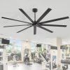 35088-BK-NLJ4.jpg 84" Industrial Matte Black Ceiling Fan No Light With Remote Control, 9 Reversible Blades, DC Motor, 6 Speeds, Forward/Reverse Airflow, 3 Downrods (8"/12"/24"), For Large Indoor Spaces