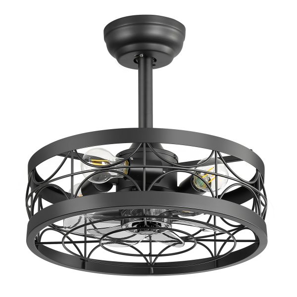 3_a1800dfd-4a3f-4241-92b4-76138b3b0caf.jpg Casey 16.5-In Black Chandelier Ceiling Fan With Remote Control(7-Blade)
