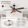 f7d7c897f798fc44c391847188c3ac79_4eccd8eb-2051-413d-b654-614c4c507b83.jpg 52" Farmhouse Ceiling Fan With Light, 5 Dual-Finish Reversible Plywood Blades, Quiet Energy-Saving DC Motor, E12 Bulb Base, 6-Speed Remote Control With Timer, Forward/Reverse Rotation, And 6" Downrod Included